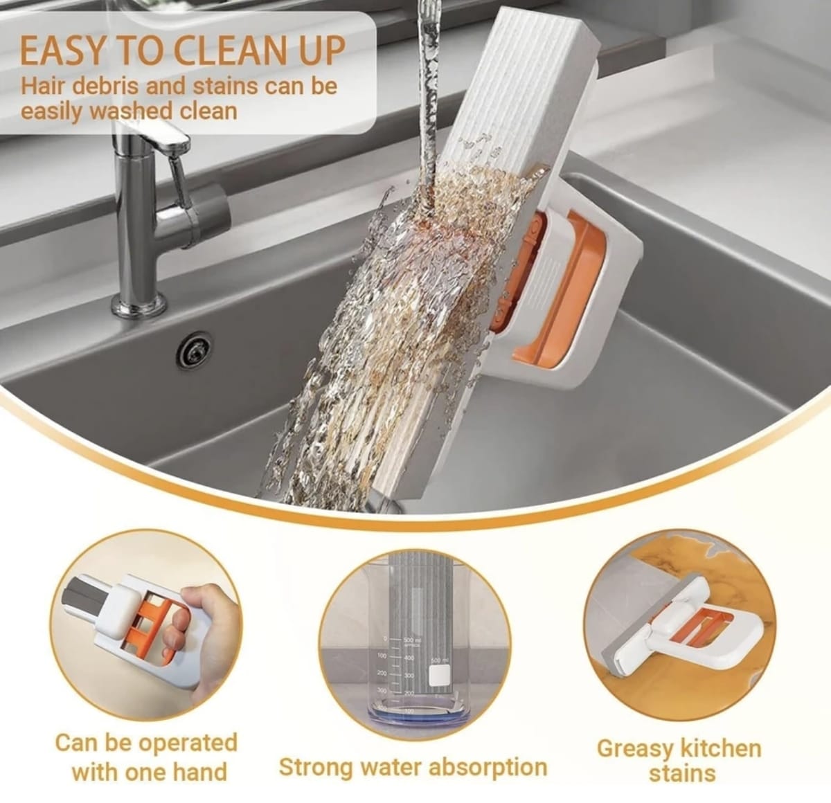 Multipurpose Mini Foldable Desktop Mop